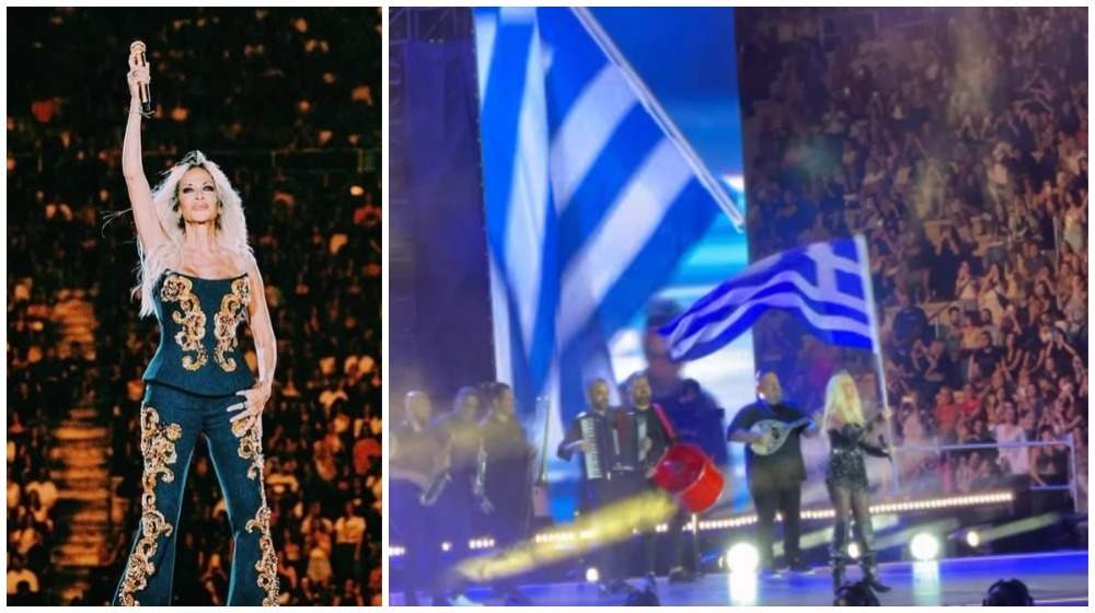 Άννα Βίσση: Πανηγύρισε το χάλκινο μετάλλιο της Ελλάδας στο κατάμεστο Καλλιμάρμαρο [βίντεο]